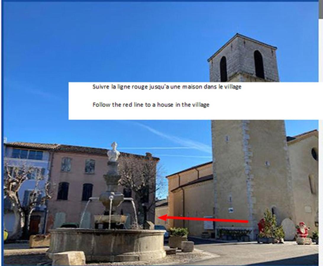 Une Maison Dans Le Village Ribiers Exterior photo